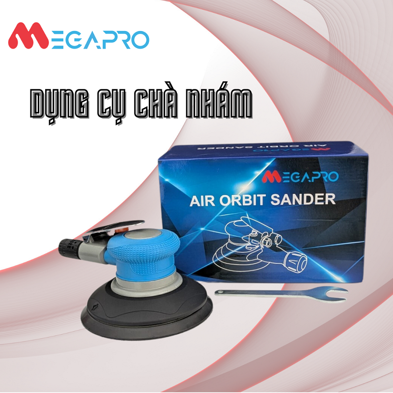 Máy chà nhám MEGAPRO đế 5 inch, 6inch