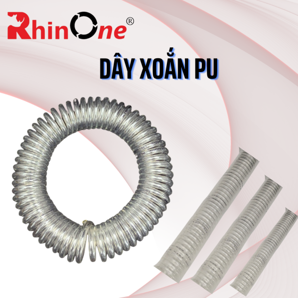 Dây hơi xoắn khí nén PU - Ảnh 2