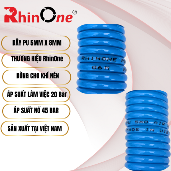 Dây hơi xoắn khí nén PU - Ảnh 3