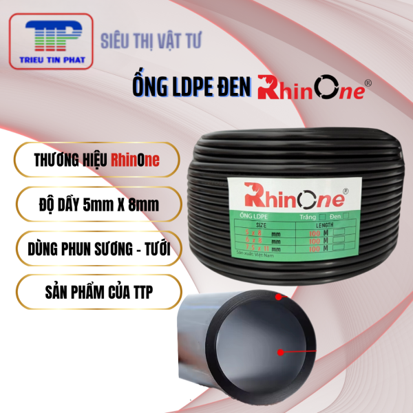 Dây dẫn nước PE dùng cho hệ thống tưới, phun sương RHINONE - Ảnh 2