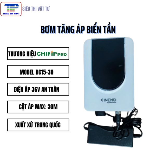 Bơm tăng áp CHIMPPRO DC15-30 - Ảnh 2