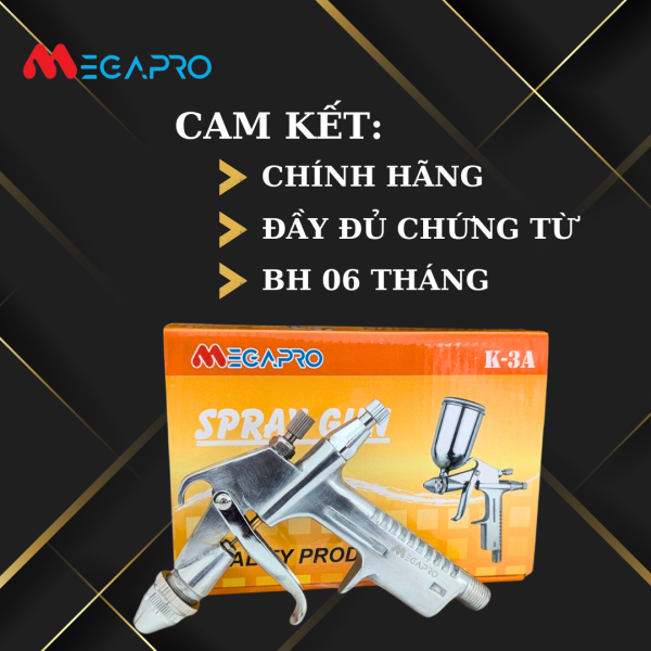 Súng phun sơn Megapro K3A - Ảnh 2