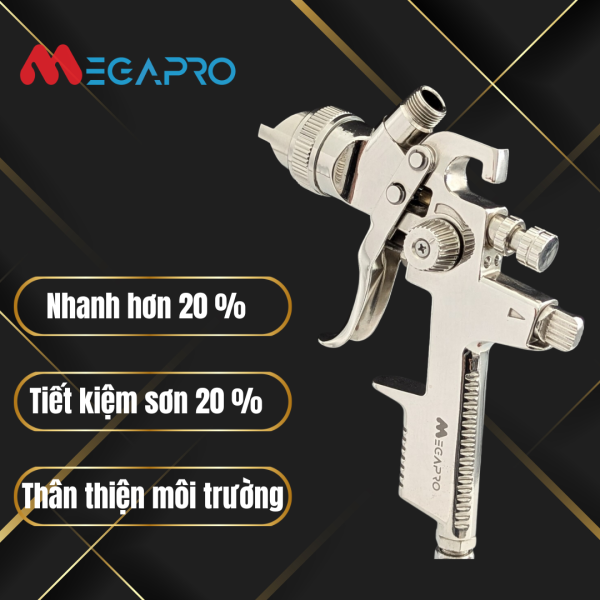 Súng phun sơn MEGAPRO H827G-AB - Ảnh 2