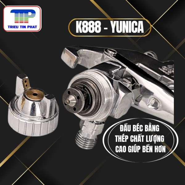 Súng phun sơn khí nén K888 YUNICA - Ảnh 4
