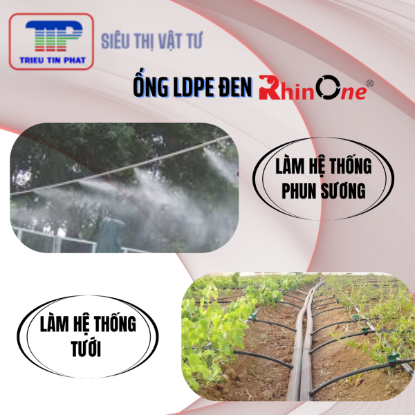 Dây dẫn nước PE dùng cho hệ thống tưới, phun sương RHINONE - Ảnh 4