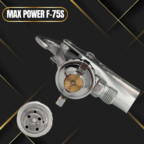 Súng phun sơn bình dưới F75S MAXPOWER - Ảnh 3