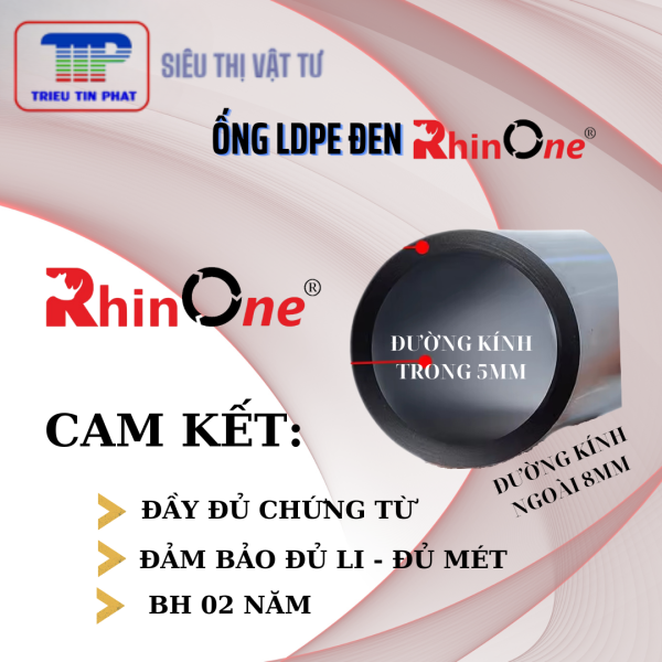 Dây dẫn nước PE dùng cho hệ thống tưới, phun sương RHINONE - Ảnh 5