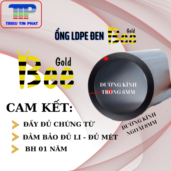 Dây dẫn nước PE dùng cho hệ thống tưới, phun sương GOLDBEE - Ảnh 6