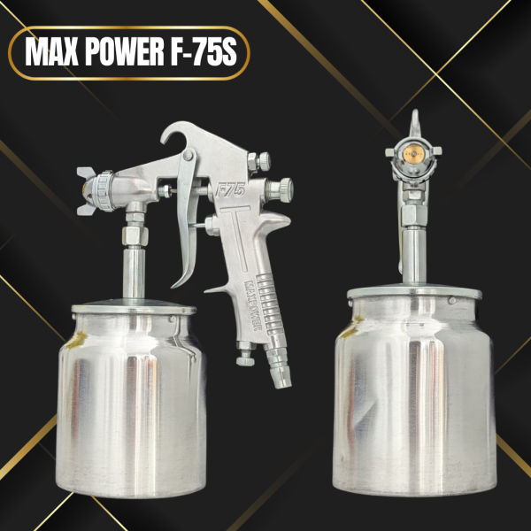 Súng phun sơn bình dưới F75S MAXPOWER - Ảnh 4