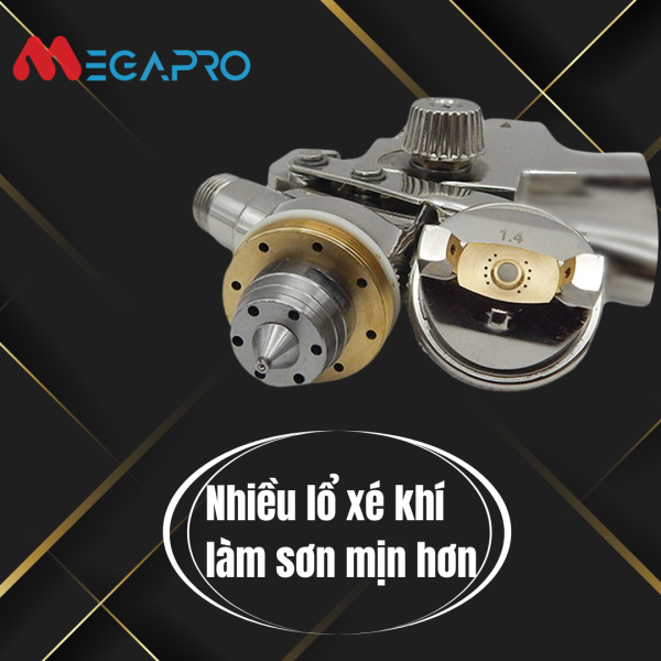 Súng phun sơn MEGAPRO H827G-AB - Ảnh 4