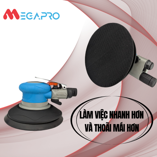 Máy chà nhám MEGAPRO đế 5 inch, 6inch - Ảnh 5