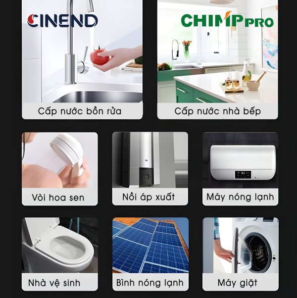 Bơm tăng áp CHIMPPRO DC15-18 - Ảnh 2