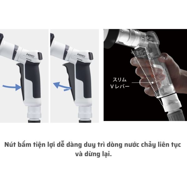 Bộ vòi thu rút tưới vườn đa năng TAKAGI Aurora R550CG - Ảnh 5