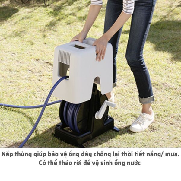Bộ vòi thu rút tưới vườn đa năng TAKAGI Boxy RC330TNB - Ảnh 5