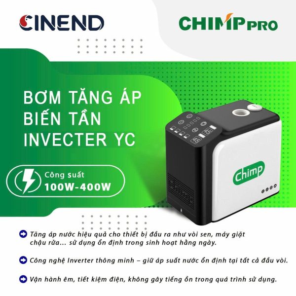 Bơm tăng áp CHIMPPRO YC-400