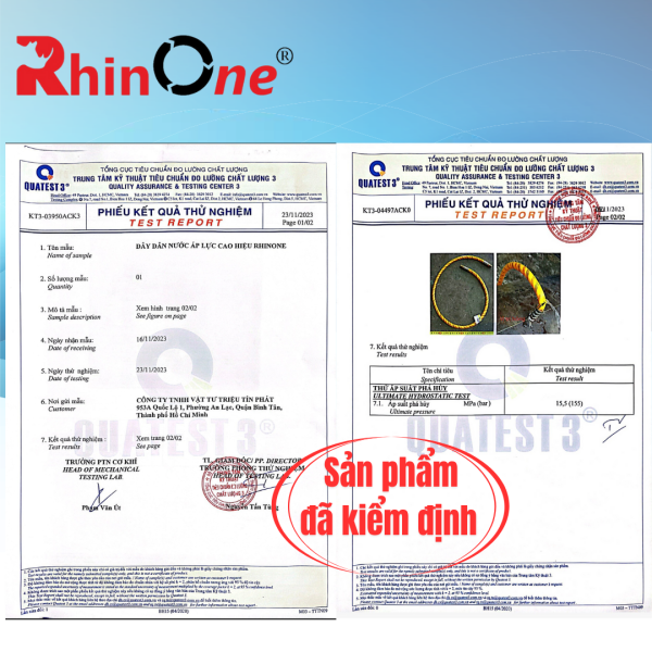 Dây rửa xe áp lực cao 3 lớp RHINONE - Ảnh 6
